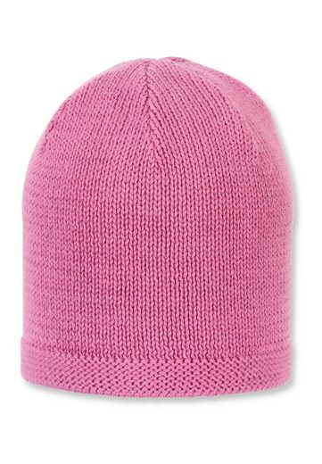 STERNTALER® Strickmütze OCS Strickmütze (1-St., Wintermütze gefütterte und ideal für kalte Tage) Strick Beanie Kinder aus weicher Baumwolle unifarben mehr Vatertagsangebot