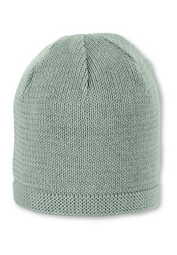 STERNTALER® Strickmütze OCS Strickmütze (1-St., Wintermütze gefütterte und ideal für kalte Tage) Strick Beanie Kinder aus weicher Baumwolle unifarben mehr Valentinstagsangebot