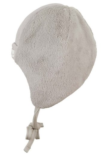 STERNTALER® Schlupfmütze Mütze (1-St., Wintermütze mit Bärchen Motiv, Bindeband und Ohrenschutz) Baby Beanie Mütze aus weichem Teddyflausch unifarben mehr Sonderangebote
