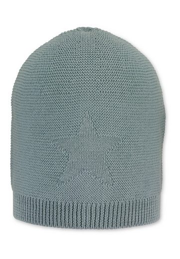 STERNTALER® Strickmütze GOTS Strickmütze 1-St., Kinder Strickmütze mit eingestricktem Stern ideal für den Winter) Wintermütze Baby gefüttert mit Baumwollfleece (Bio mehr Letzter Tag