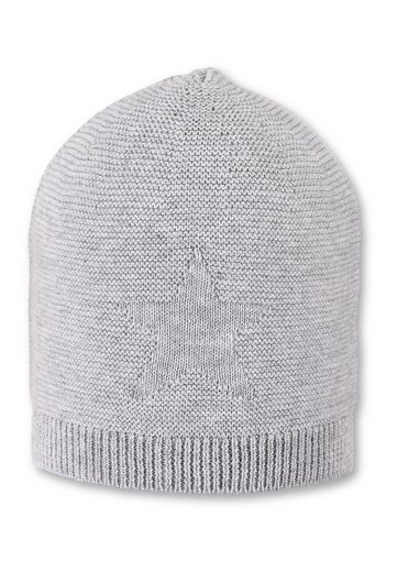 STERNTALER® Strickmütze GOTS Strickmütze 1-St., Kinder Strickmütze mit eingestricktem Stern ideal für den Winter) Wintermütze Baby gefüttert mit Baumwollfleece (Bio mehr Letzter Tag