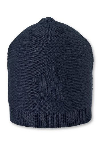 STERNTALER® Strickmütze GOTS Strickmütze 1-St., Kinder Strickmütze mit eingestricktem Stern ideal für den Winter) Wintermütze Baby gefüttert mit Baumwollfleece (Bio mehr Letzter Tag