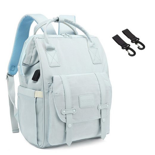 REDOM Wickelrucksack Wickeltasche Rucksack Baby Multifunktions-Babytaschen wasserabweisend (Windeln Babyflasche Milchfläsche Rucksack Tasche mit USB-Anschluss, Multifunktional, Babytasche, Wickelrucksack), mit Kinderwagen-Haken Bis zu 65% Rabatt