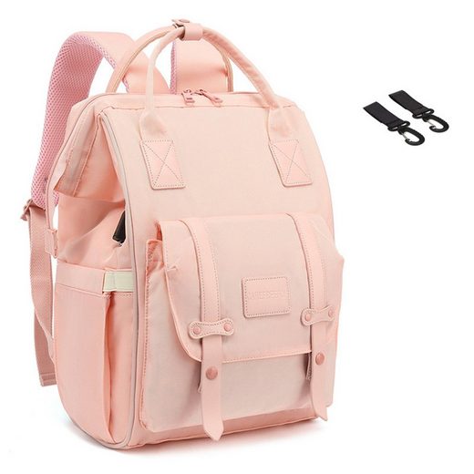 REDOM Wickelrucksack Wickeltasche Rucksack Baby Multifunktions-Babytaschen wasserabweisend (Windeln Babyflasche Milchfläsche Rucksack Tasche mit USB-Anschluss, Multifunktional, Babytasche, Wickelrucksack), mit Kinderwagen-Haken Vierteljährliche Förderung