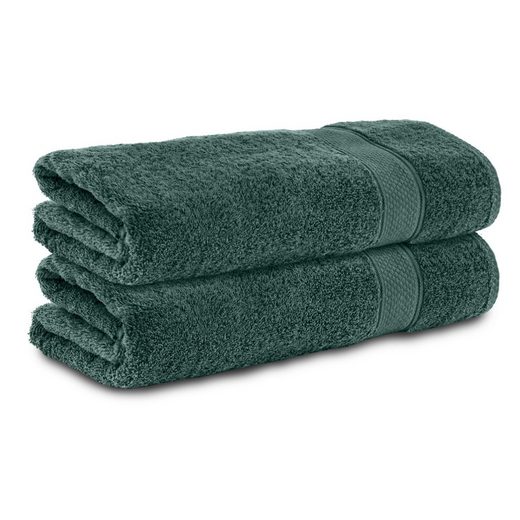 KOMFORTEC Badetücher 100% Baumwolle, 470 g/m² Frottee (2-St), Handtücher 70x140 cm Set, Weich mehr Letzter Tag