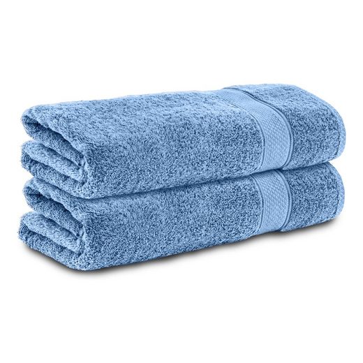 KOMFORTEC Badetücher 100% Baumwolle, 470 g/m² Frottee (2-St), Handtücher 70x140 cm Set, Weich mehr Bis zu 50% Rabatt