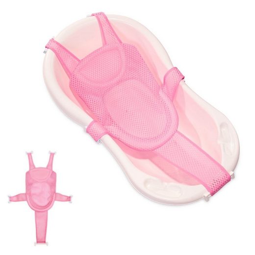 LORELLI Wanneneinlage Babywannennetz Turtle B: 60 cm, L: 80 cm, Kunststoff Clips, Badewanneneinsatz, ab Geburt mehr Super Rabatt
