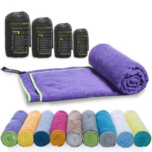 LIGHTDRY Reisehandtuch Backpack Mikrofaser Sporthandtuch Sport, Strand & Badehandtuch mehr Kostenloser Versand
