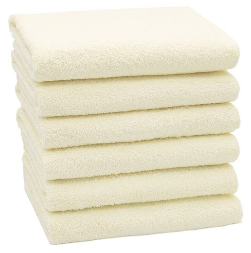 ZOLLNER Handtücher Walkfrottier (6-St), 50 x 100 cm, 100% Baumwolle, vom Hotelwäschespezialisten mehr Online Shopping