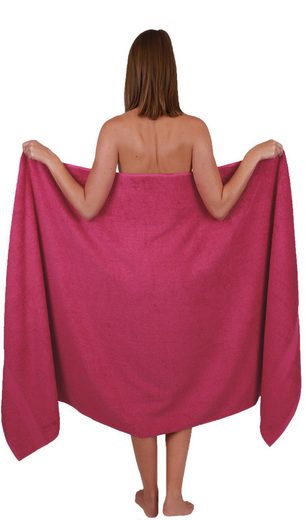 BETZ Badetuch Palermo groß XXL Größe 100 x 200 cm Saunatuch 100% Baumwolle (1 Stück, 1-St) mehr Muttertagsangebot