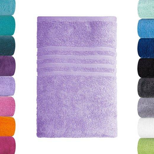 LAVEA Badetuch Bali 100x150cm aus 100% Bio-Baumwolle, einzigartig weiches Badetuch mit 500 g/m² (1-St), hochwertiges und nachhaltiges Premium Strandtuch – saugstarke Faser mehr Große Rabatte