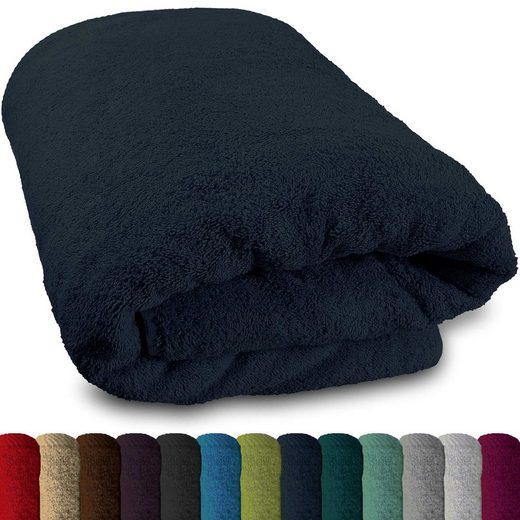 LANUDO Badetücher Lanudo® Saunahandtuch "Maxi Line" 100x200 cm div. Farben 100% Baumwolle (1-St) mehr Begrenztes Angebot