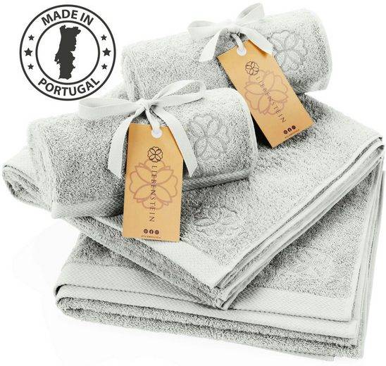 LIEBENSTEIN Handtuch Set Samtweiche Handtücher aus 100% Baumwolle (4-St), beige Frottiertücher, 2x 50x100 cm & 2x 70x140 cm mehr JETZT KAUFEN