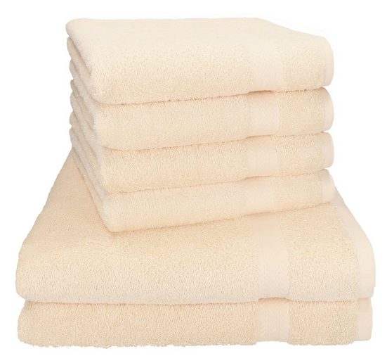 BETZ Handtuch Set Betz PREMIUM Handtuch-Set -6 teiliges Handtücher-Set-100% Baumwolle 100% Baumwolle, (6-tlg) mehr Letzter Tag