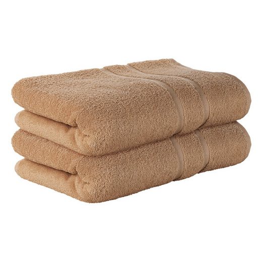 STICKANDSHINE Badetuch 2er Set Premium Frottee Badetuch 100x150 cm in 500g/m² aus 100% Baumwolle (2 Stück Pack) Badetücher 100 x 150 100% Baumwolle 500GSM Frottee mehr Begrenztes Angebot