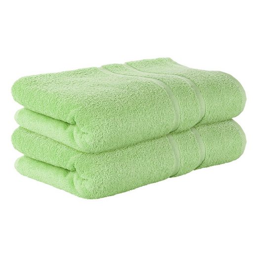 STICKANDSHINE Badetuch 2er Set Premium Frottee Badetuch 100x150 cm in 500g/m² aus 100% Baumwolle (2 Stück Pack) Badetücher 100 x 150 100% Baumwolle 500GSM Frottee mehr Exklusivangebot