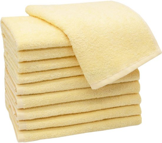 ZOLLNER Gästehandtücher Walkfrottier (10-St), 30 x 50 cm, 100% Baumwolle, vom Hotelwäschespezialisten mehr Tägliche Deals