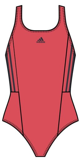 ADIDAS PERFORMANCE Badeanzug 3S MID SUIT 1-St mehr Discount Store für neue Produkte