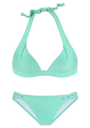 S.OLIVER Triangel-Bikini Cho mit Zierknoten mehr 50% Rabatt mit kostenlosem Versand