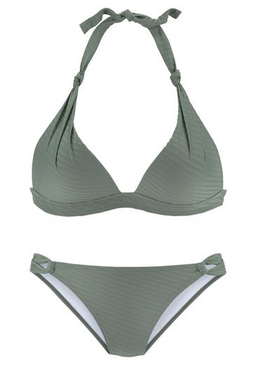 S.OLIVER Triangel-Bikini Cho mit Zierknoten mehr 50% Rabatt mit kostenlosem Versand