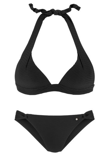 S.OLIVER Triangel-Bikini Cho mit Zierknoten mehr 50% Rabatt mit kostenlosem Versand