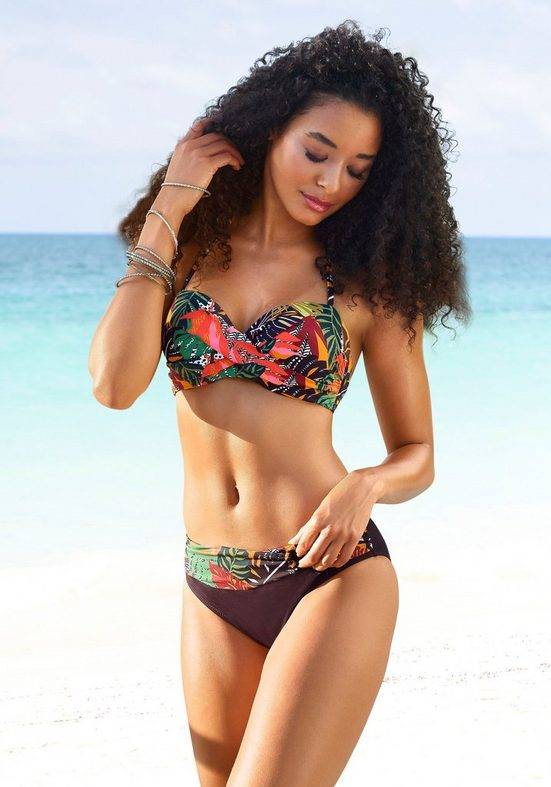 VIVANCE Bügel-Bandeau-Bikini mit Wickeloptik mehr