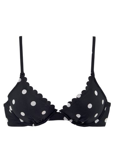 LASCANA Bügel-Bikini-Top Jada mit leichter Wattierung und Muschelkante mehr Flash Sale