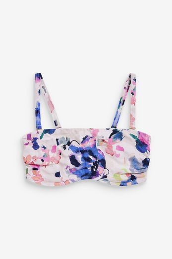 NEXT Bandeau-Bikini-Top Unwattierter, trägerloser Minimizer-Bikini, DD+ 1-St mehr Räumungsverkauf