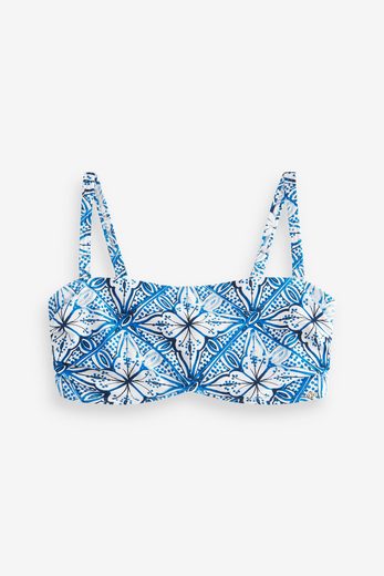 NEXT Bandeau-Bikini-Top Unwattierter, trägerloser Minimizer-Bikini, DD+ 1-St mehr Tägliche Deals
