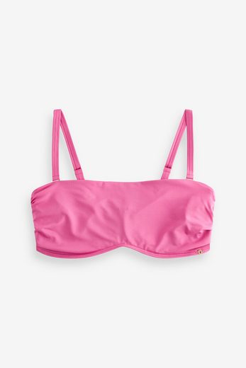 NEXT Bandeau-Bikini-Top Unwattierter, trägerloser Minimizer-Bikini, DD+ 1-St mehr Tägliche Deals
