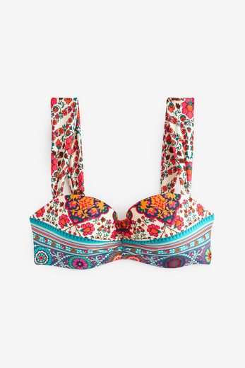 NEXT Bandeau-Bikini-Top Figurformendes, wattiertes Bandeau-Bikinitop 1-St mehr Riesige Rabatte
