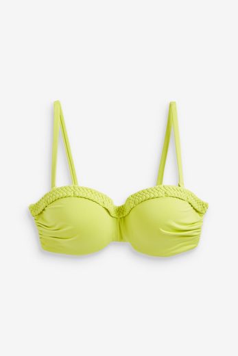 NEXT Bandeau-Bikini-Top Figurformendes, wattiertes Bandeau-Bikinitop 1-St mehr Riesige Rabatte