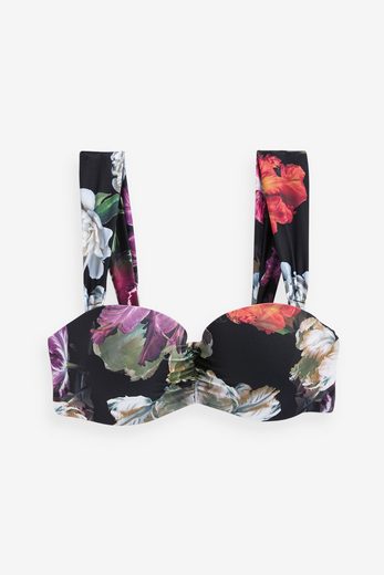NEXT Bandeau-Bikini-Top Figurformendes, wattiertes Bandeau-Bikinitop 1-St mehr 50% Rabatt mit kostenlosem Versand