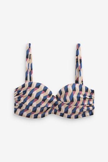 NEXT Bandeau-Bikini-Top Figurformendes, wattiertes Bandeau-Bikinitop 1-St mehr 50% Rabatt mit kostenlosem Versand