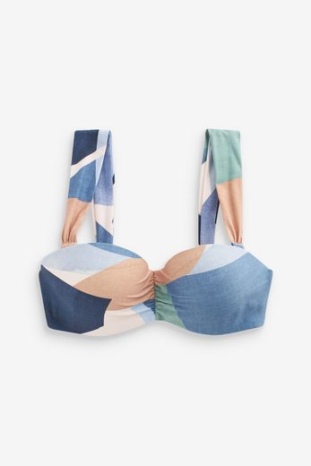 NEXT Bandeau-Bikini-Top Figurformendes, wattiertes Bandeau-Bikinitop 1-St mehr Fabrikladen