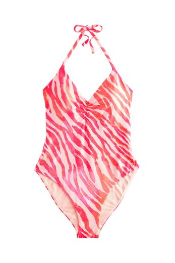 NEXT Badeanzug Bauchformender Badeanzug mit Neckholder 1-St mehr Rabatte dieses Monats