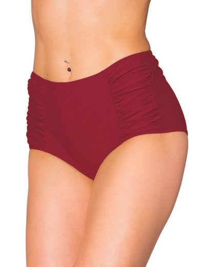 AQUARTI Bikini-Hose Aquarti Damen Bikinihose mit Hoher Taille und Raffung mehr Nur für heute
