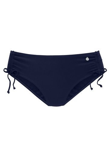 LASCANA Bikini-Hose Malia mit seitlicher Raffung mit tropischem Print mehr Rabatte dieses Monats