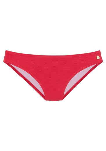 LASCANA Bikini-Hose Cana unifarben aus Strukturware mehr Versandkostenfrei