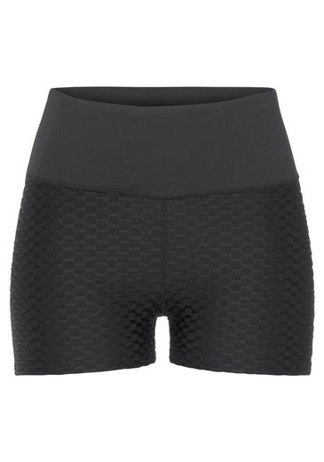 VIVANCE ACTIVE Shorts -Kurze Hose mit breitem Bund und Wabenoptik mehr Riesige Ersparnisse
