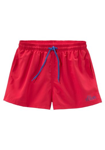 S.OLIVER Badeshorts mit komplementärem Farbdesign mehr 50% Rabatt mit kostenlosem Versand