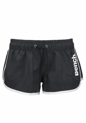 BENCH. Badeshorts aus Microfaser, mit Außenkordel, mit Gesäßtasche, mit Klettverschluss mehr Schlussverkauf