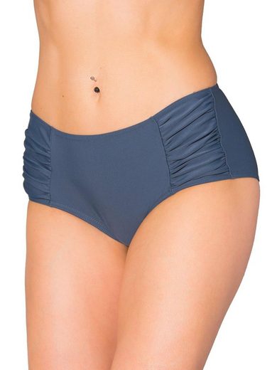 AQUARTI Bikini-Hose Aquarti Damen Bikinihose Hotpants mit seitlichen Raffungen mehr Kostenloser Versand