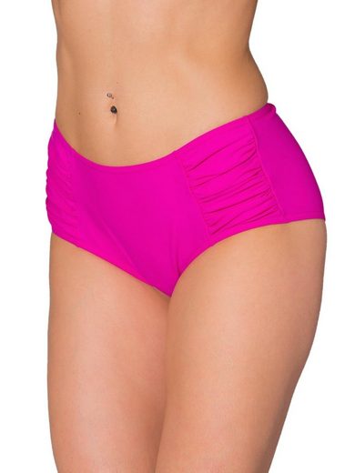 AQUARTI Bikini-Hose Aquarti Damen Bikinihose Hotpants mit seitlichen Raffungen mehr Fabrik Onlineshop