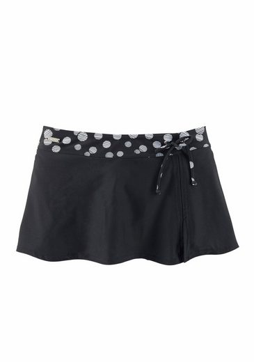 LASCANA Bade-Rock mit integrierter Bikinihose und bedrucktem Bündchen mehr Angebote