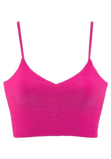 SUNSEEKER Crop-Bikini-Top Loretta mit Strukturmuster mehr Versandkostenfrei