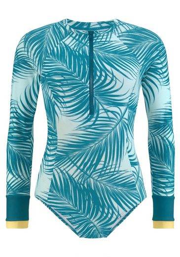 LASCANA ACTIVE Badeanzug Coal mit langen Ärmeln ideal geeignet für SUP mehr Flash Sale