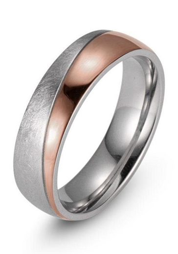 FIRETTI Trauring Schmuck Geschenk "LIEBE" mit Vertiefung, ca. 7,0mm breit mit Zirkonia (synth) mehr Tägliche Deals