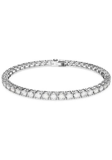 SWAROVSKI Tennisarmband Matrix, Rundschliff mit Swarovski® Kristall mehr Bis zu 60% Rabatt