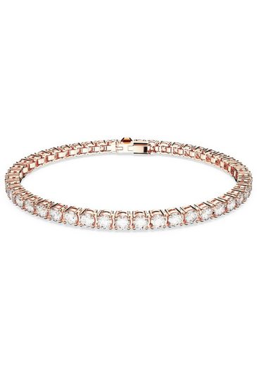 SWAROVSKI Tennisarmband Matrix, Rundschliff mit Swarovski® Kristall mehr Bis zu 60% Rabatt